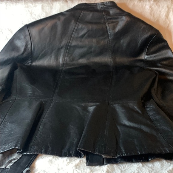 Danier Black Leather Jacket - Picture 9 of 13